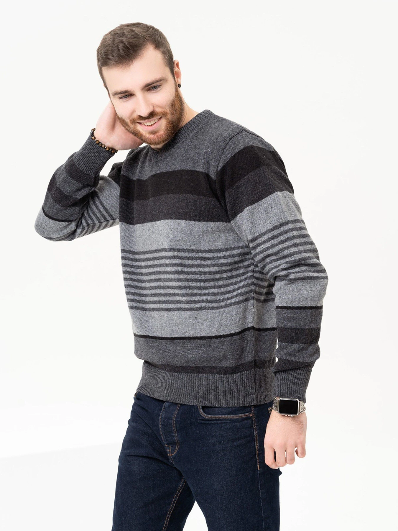 Свитры и кардиганы ISSA Plus модель GN4-96_darkgray Фото