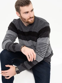 Свитры и кардиганы ISSA Plus модель GN4-96_darkgray Фото