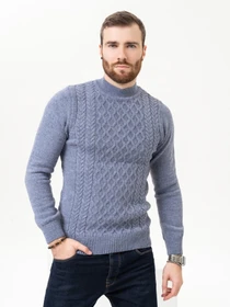 Свитры и кардиганы ISSA Plus модель GN4-97_lightblue Фото