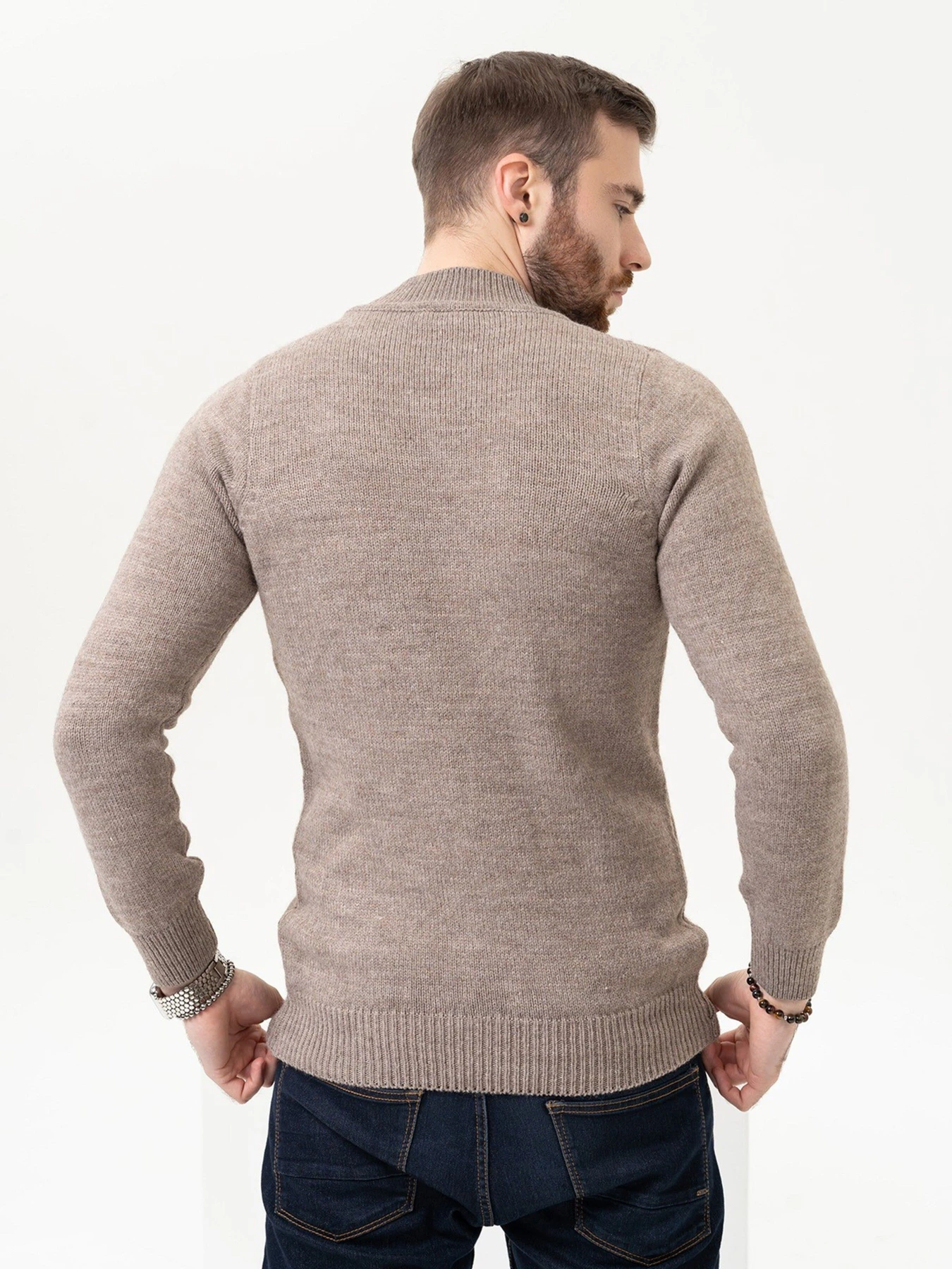 Светри та кардигани ISSA Plus модель GN4-97_brown Фото