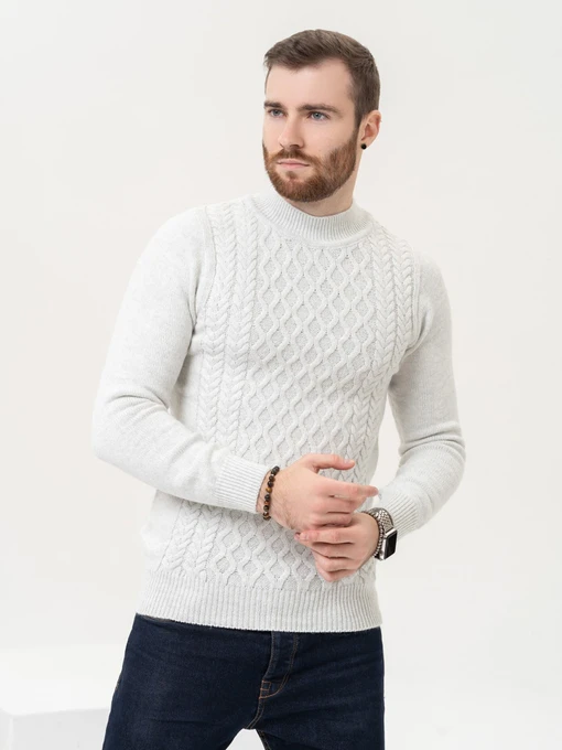 Свитры и кардиганы ISSA Plus модель GN4-97_lightgray Фото