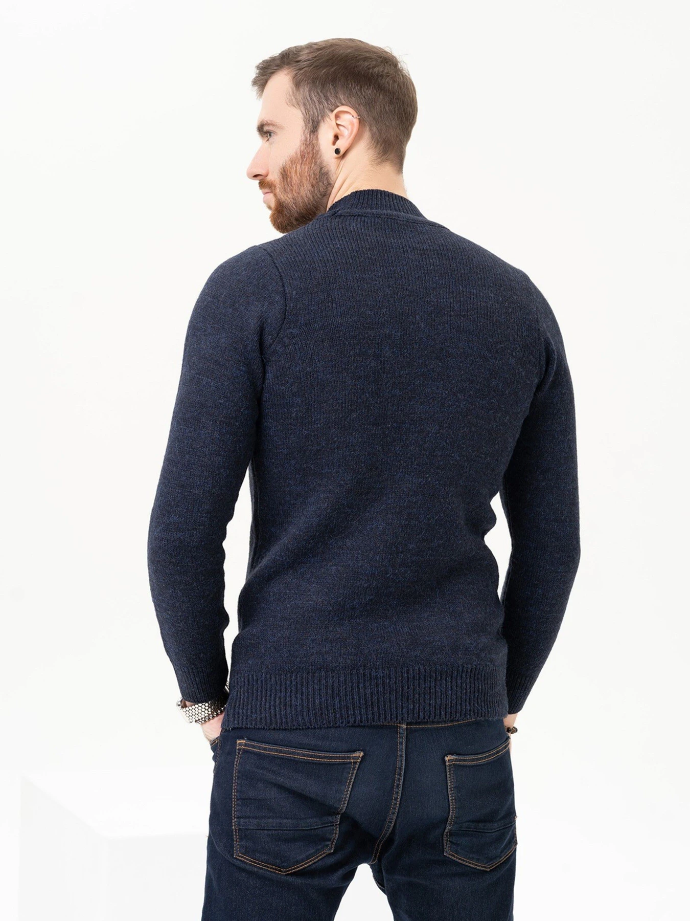 Светри та кардигани ISSA Plus модель GN4-97_darkblue Фото