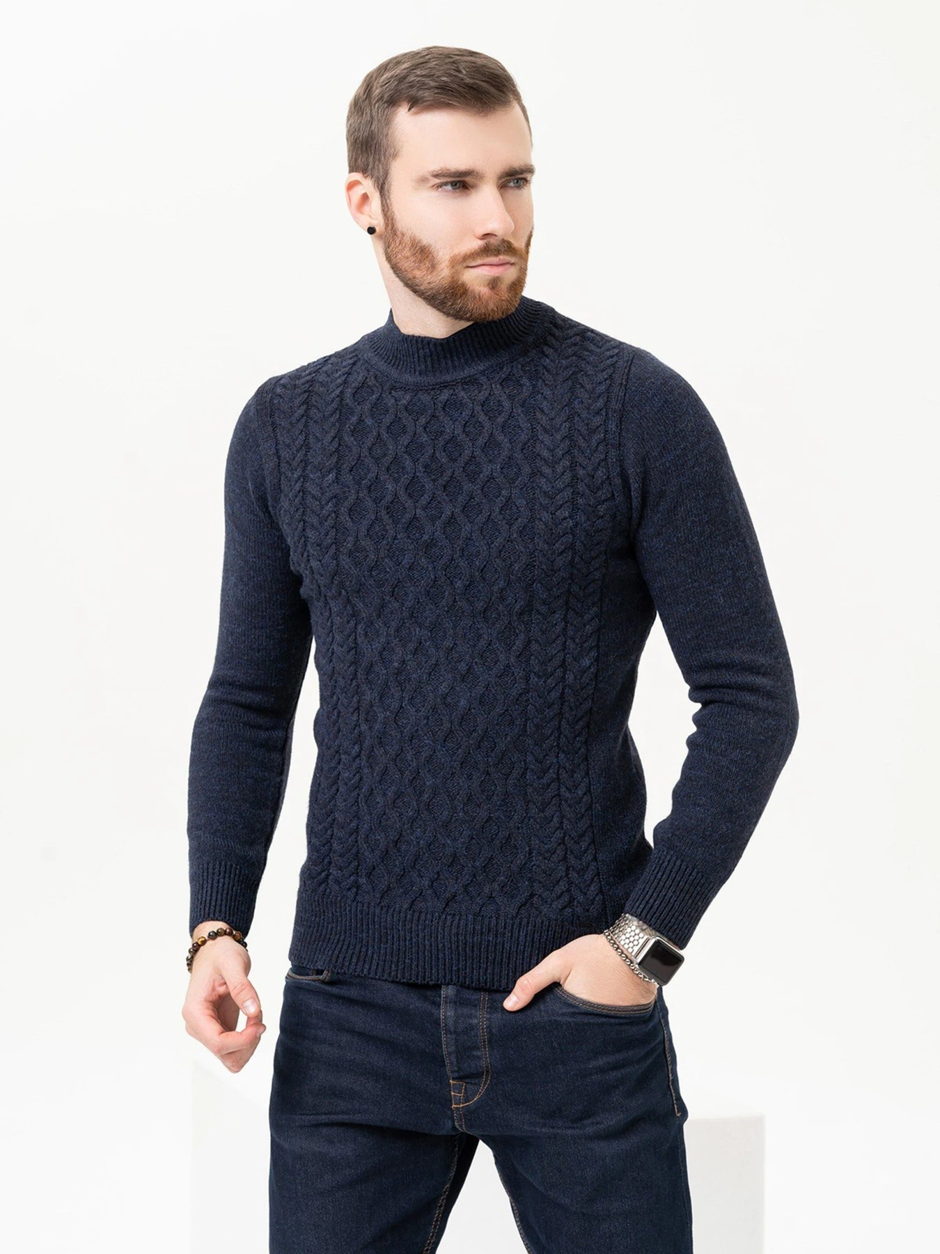 Светри та кардигани ISSA Plus модель GN4-97_darkblue Фото