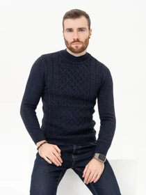 Светри та кардигани ISSA Plus модель GN4-97_darkblue Фото