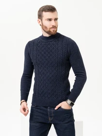 Светри та кардигани ISSA Plus модель GN4-97_darkblue Фото