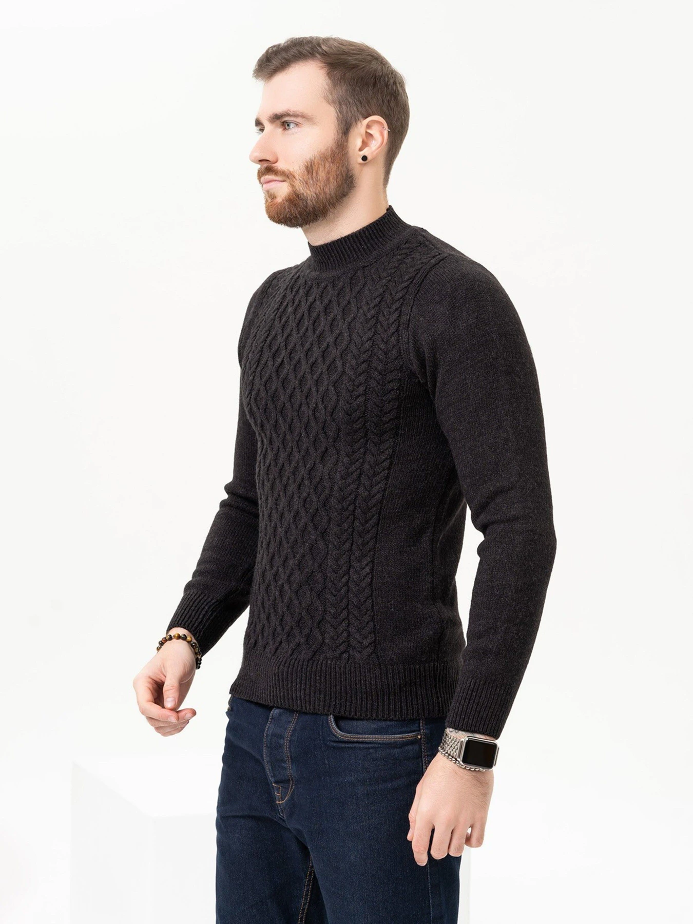 Светри та кардигани ISSA Plus модель GN4-97_black Фото