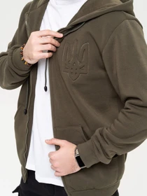 Худи и свитшоты ISSA Plus модель GN-506_khaki Фото
