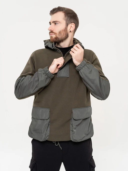 Худи и свитшоты ISSA Plus модель GN-508_khaki Фото