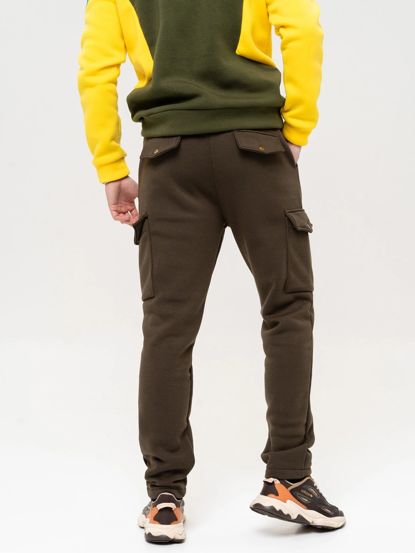 Брюки ISSA Plus модель GN-512_khaki Фото