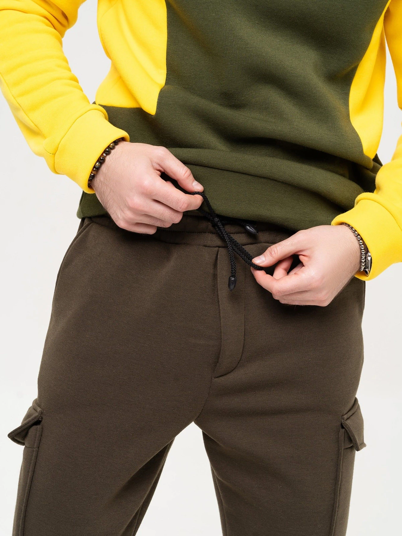 Брюки ISSA Plus модель GN-512_khaki Фото