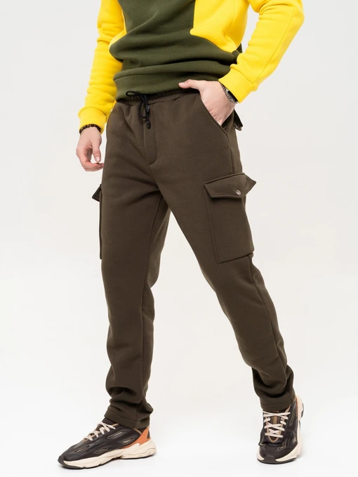 Брюки ISSA Plus модель GN-512_khaki Фото