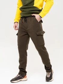 Брюки ISSA Plus модель GN-512_khaki Фото