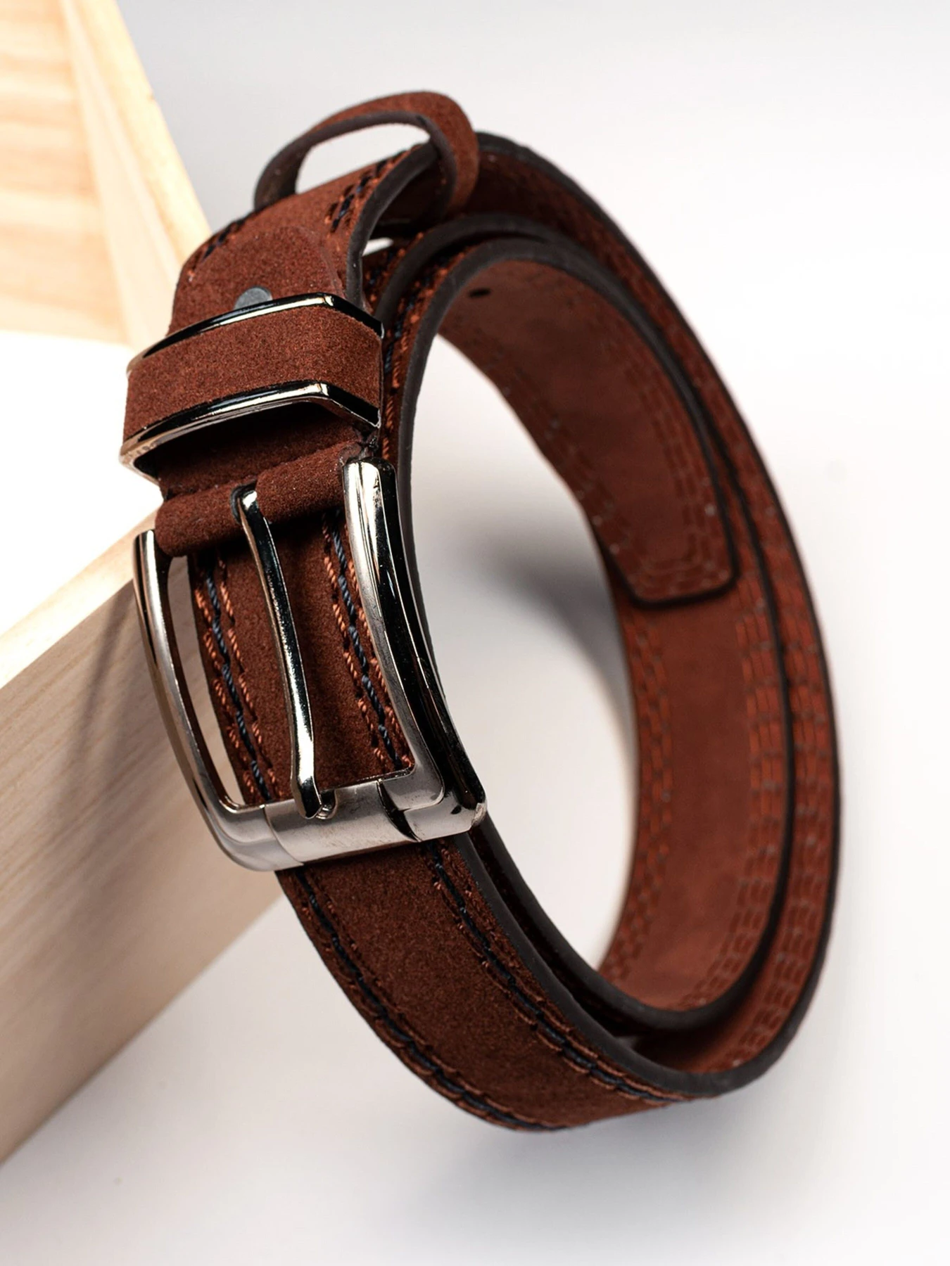 Ремни ISSA Plus модель R1-59_darkbrown Фото