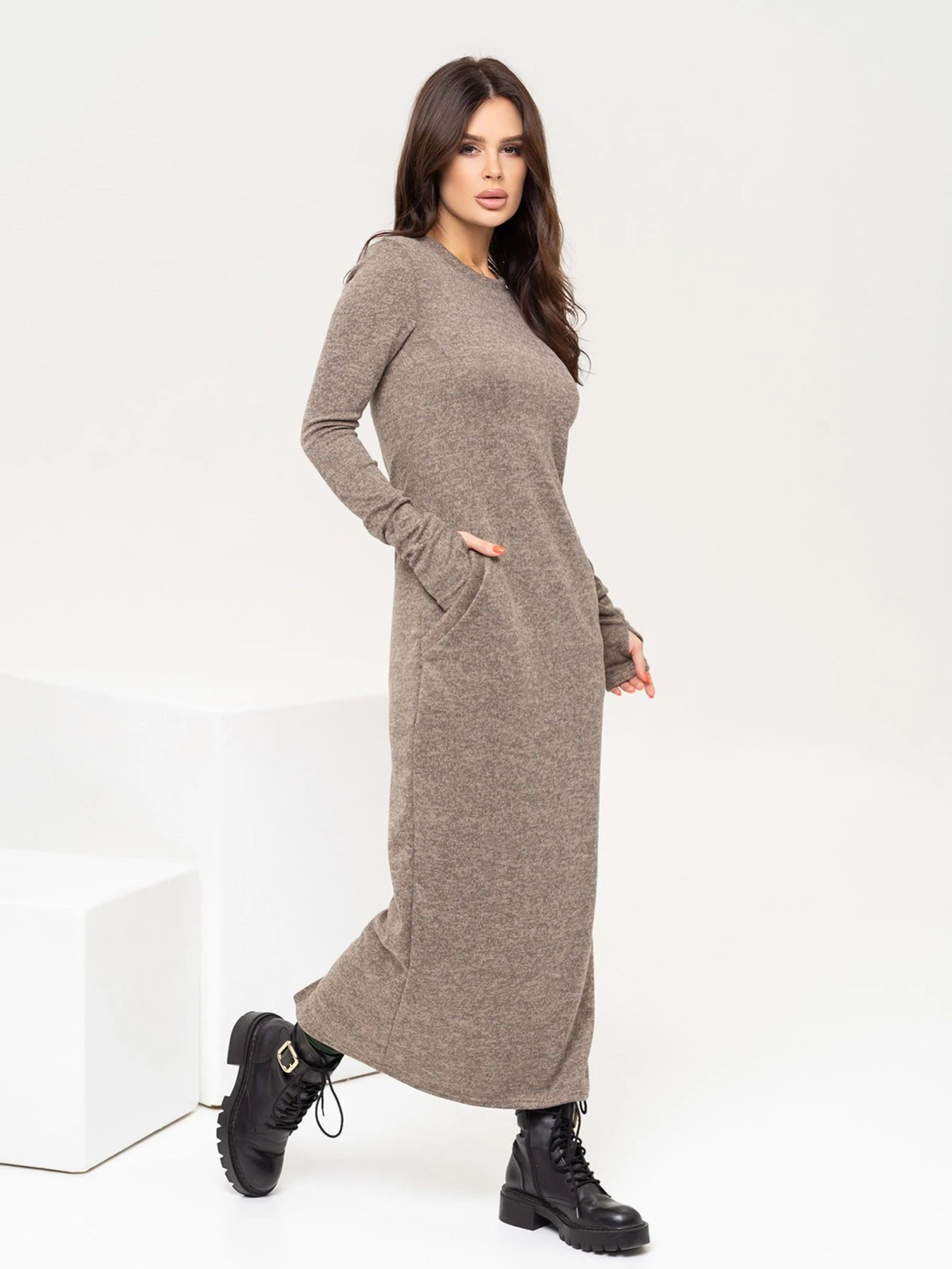 Платья ISSA Plus модель 12105_beige Платья ISSA Plus модель 12105_beige Фото