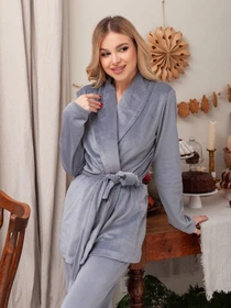 Одежда для дома и сна ISSA Plus модель 13666_grey Фото