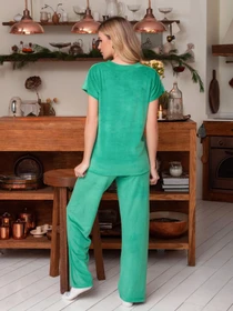 Одежда для дома и сна ISSA Plus модель 13667_green Фото