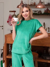 Одежда для дома и сна ISSA Plus модель 13667_green Фото
