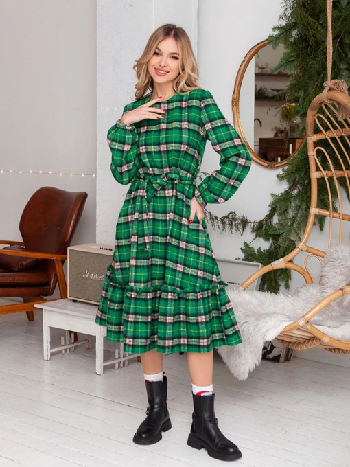Сукні ISSA Plus модель 13671_green Фото