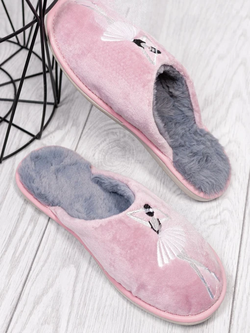 Тапки ISSA Plus модель OB3-16_pink Фото