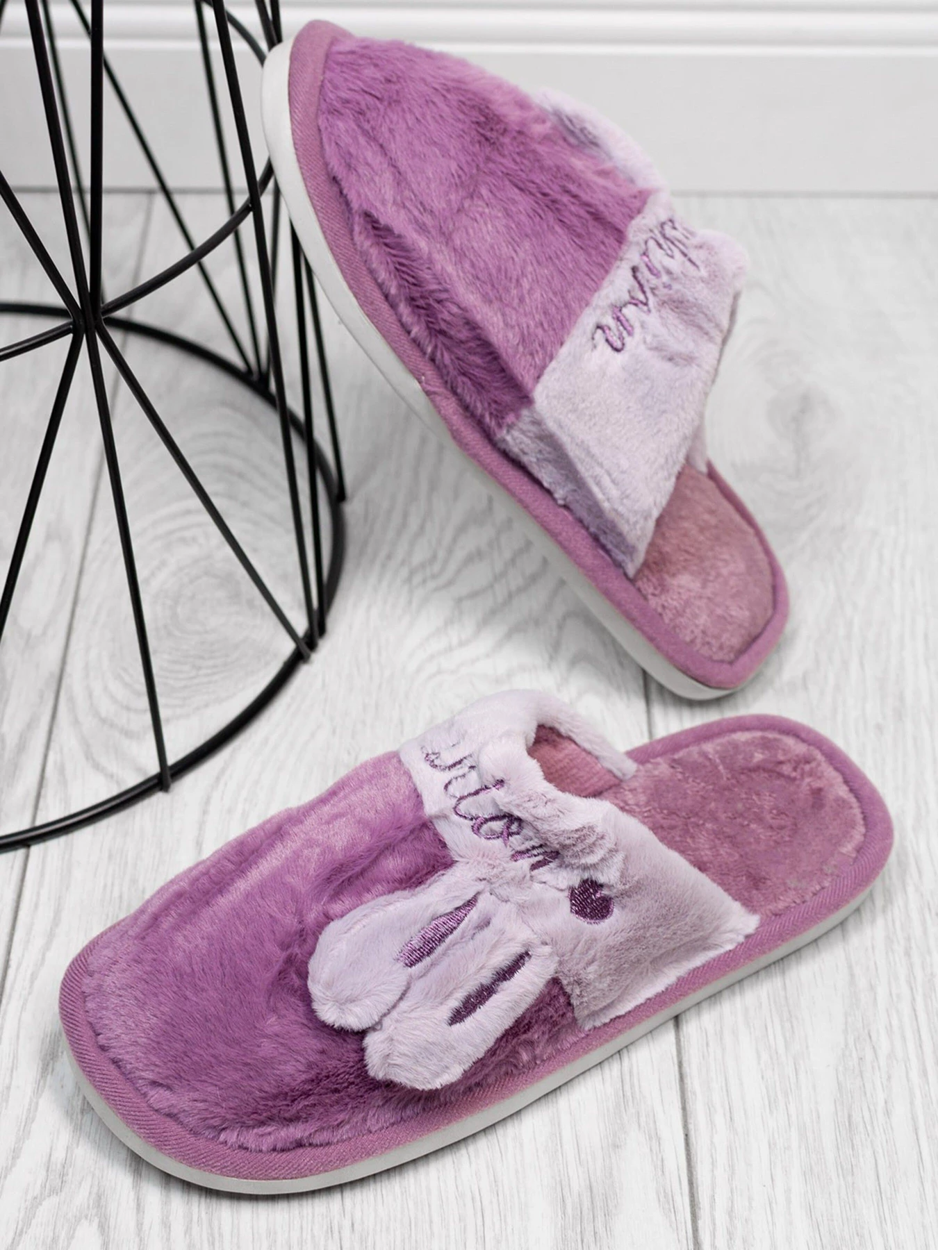Тапки ISSA Plus модель OB3-22_lilac Фото