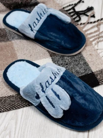 Тапки ISSA Plus модель OB3-22_darkblue Фото