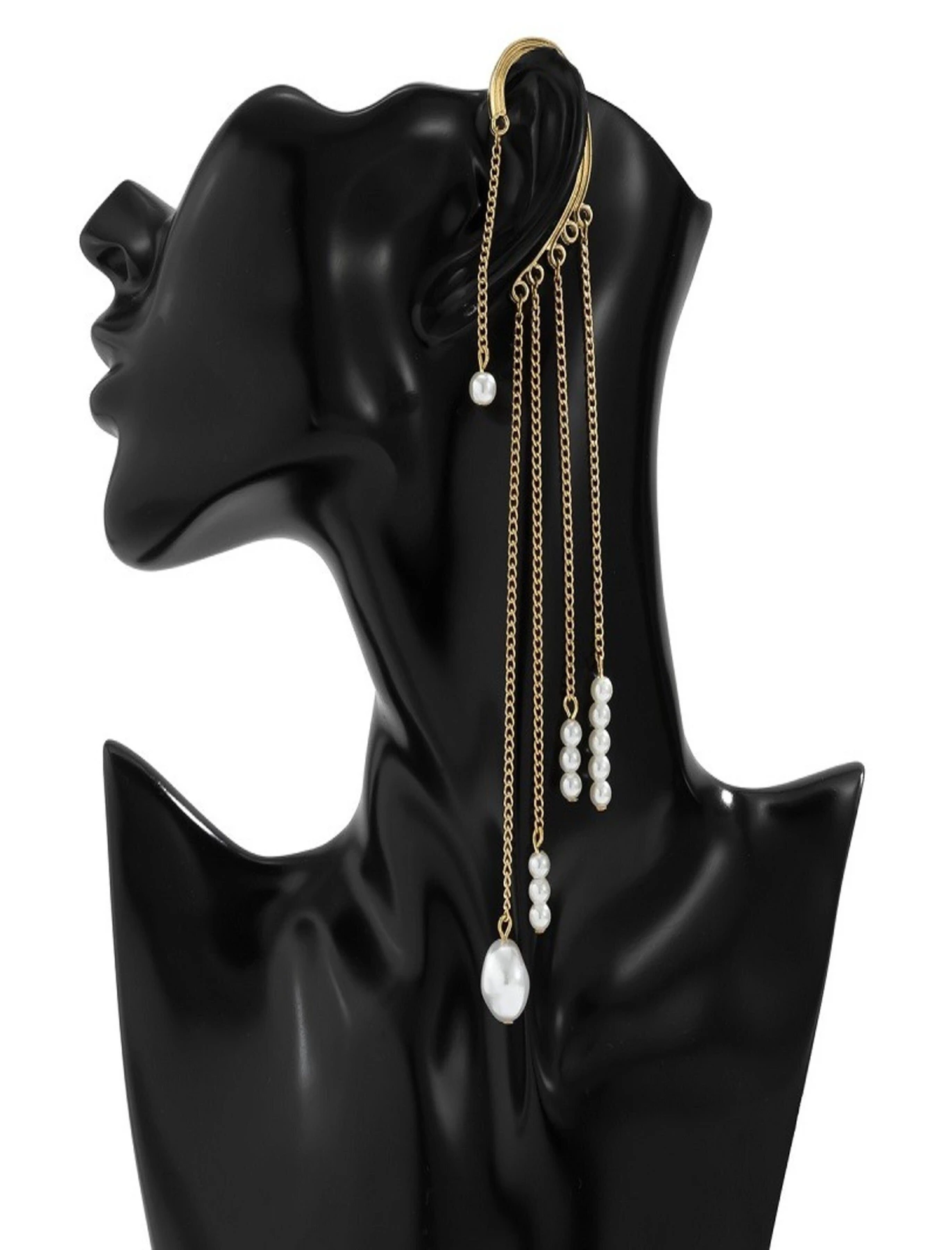 Серьги-подвески ISSA Plus модель AK-223_gold Фото