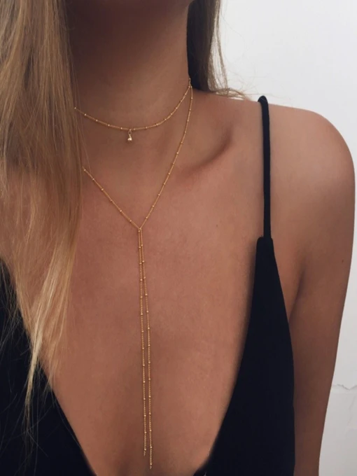 Цепочки ISSA Plus модель AK-237_gold Фото