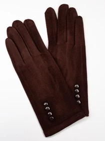 Перчатки и варежки ISSA Plus модель PE-08_darkbrown Фото