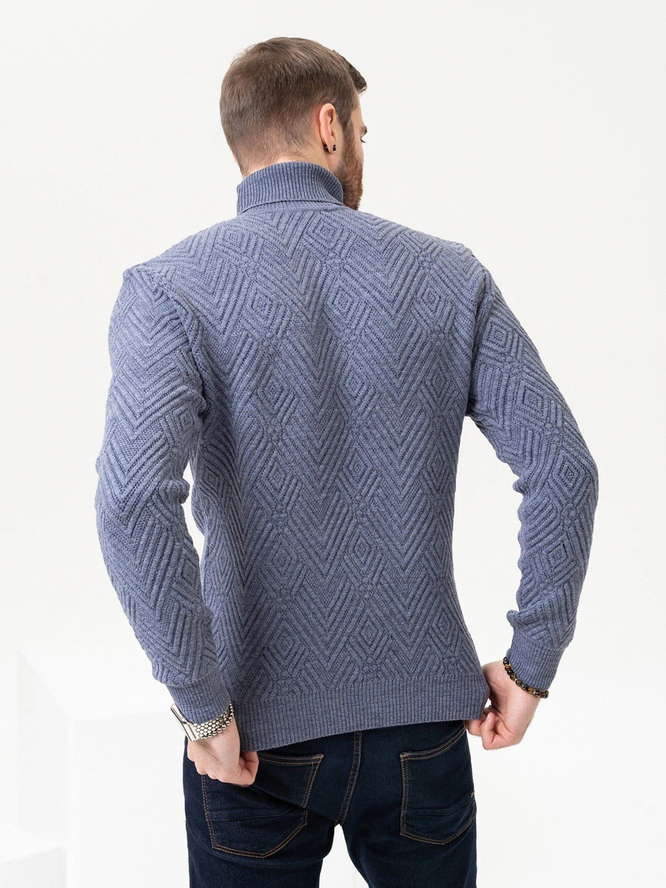Светри та кардигани ISSA Plus модель GN4-87_blue Фото