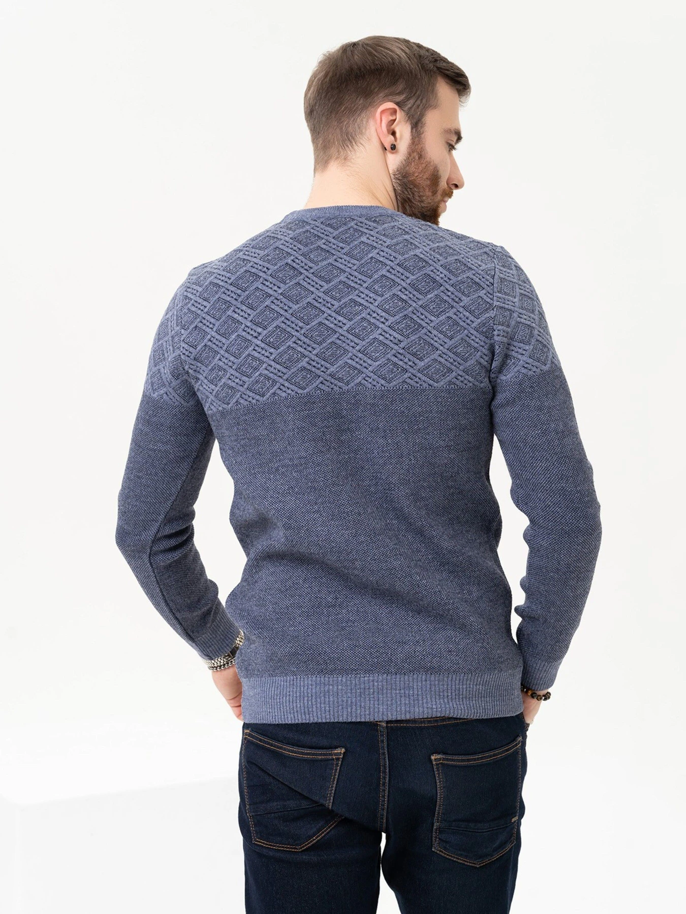 Светри та кардигани ISSA Plus модель GN4-88_blue Фото