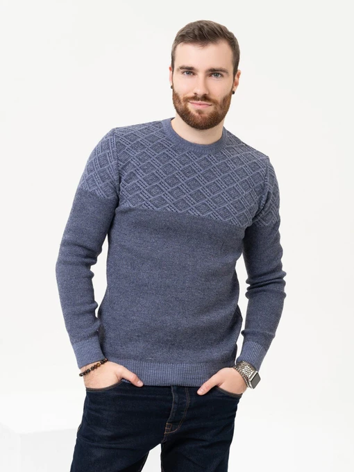 Свитры и кардиганы ISSA Plus модель GN4-88_blue Фото