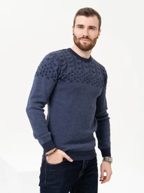 Свитры и кардиганы ISSA Plus модель GN4-91_blue Фото