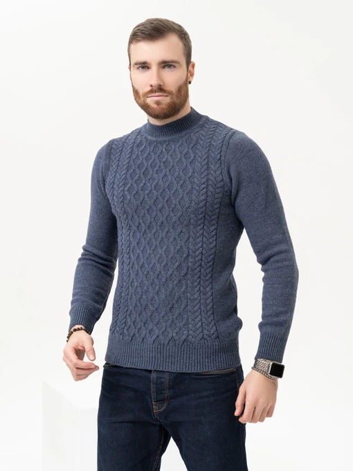 Свитры и кардиганы ISSA Plus модель GN4-97_blue Фото