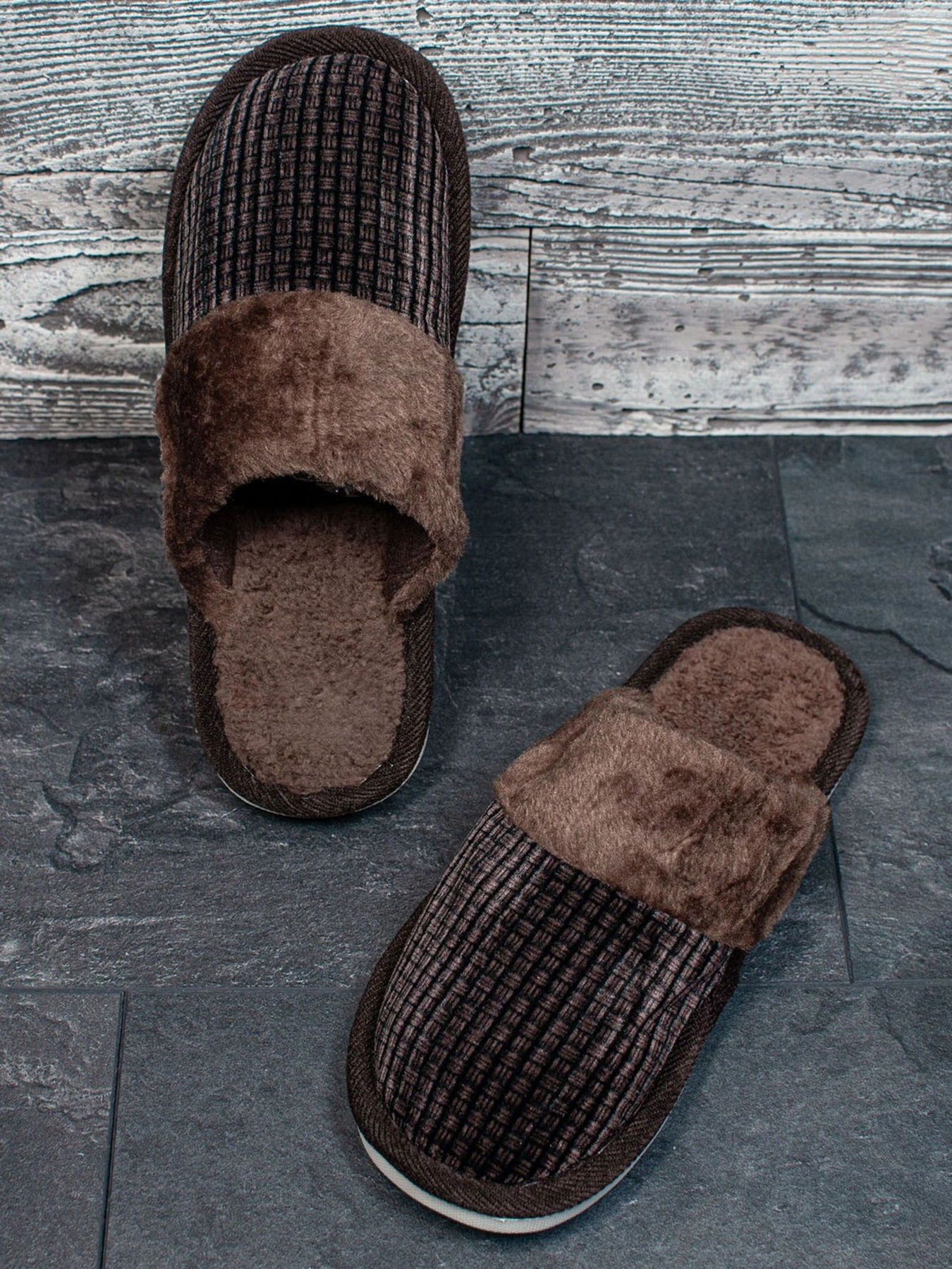 Тапки ISSA Plus модель GOB3-27_brown Фото