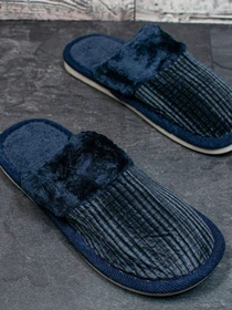 Тапки ISSA Plus модель GOB3-27_darkblue Фото