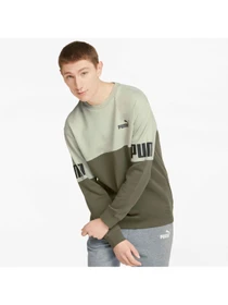 Худи и свитшоты PUMA Power Colorblock Crew модель 848008 Фото