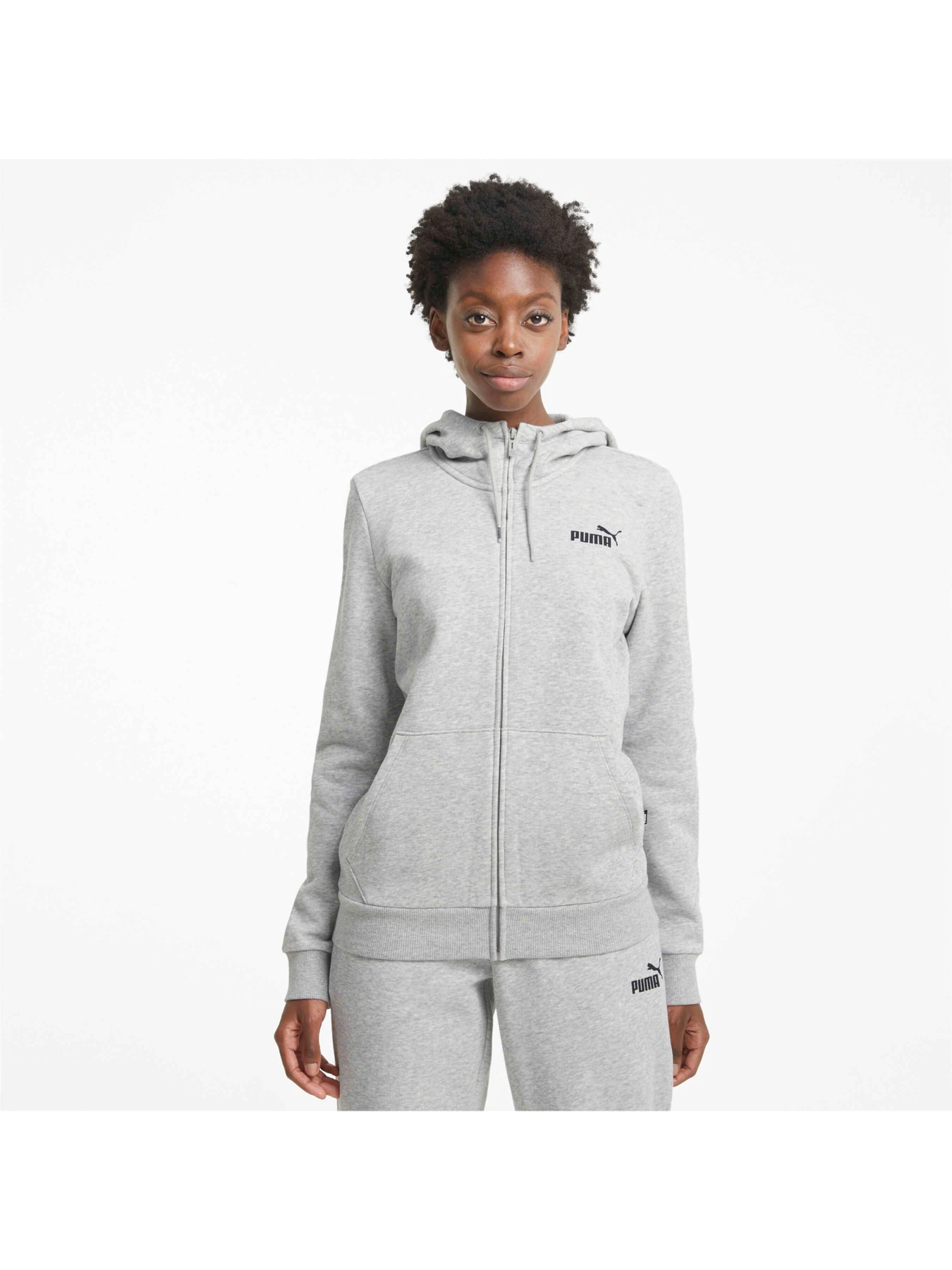 Худи и свитшоты PUMA Ess Full-zip Hoodie модель 586811 Фото