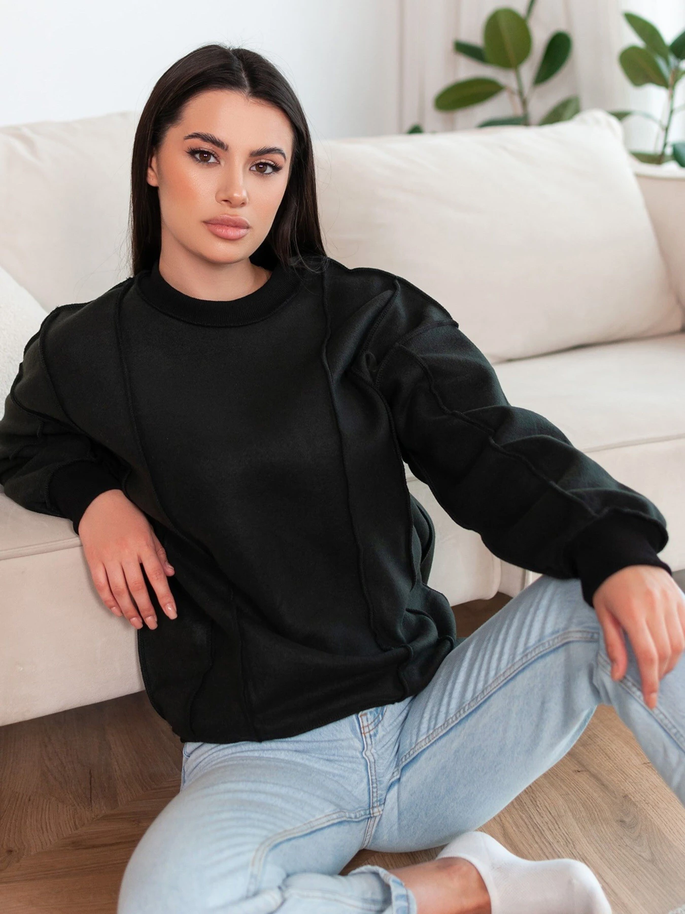 Худі та світшоти ISSA Plus модель 13674_black Фото