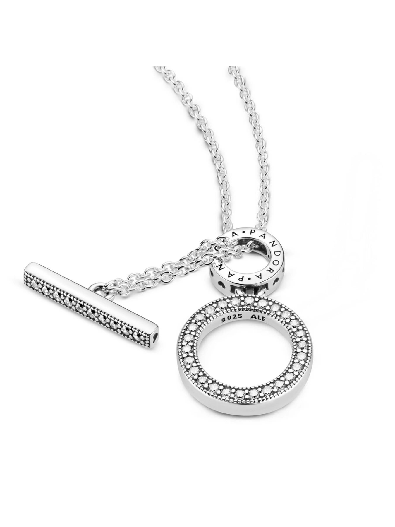 Колье PANDORA Moments модель 399039C01 Колье PANDORA Moments модель 399039C01 Фото