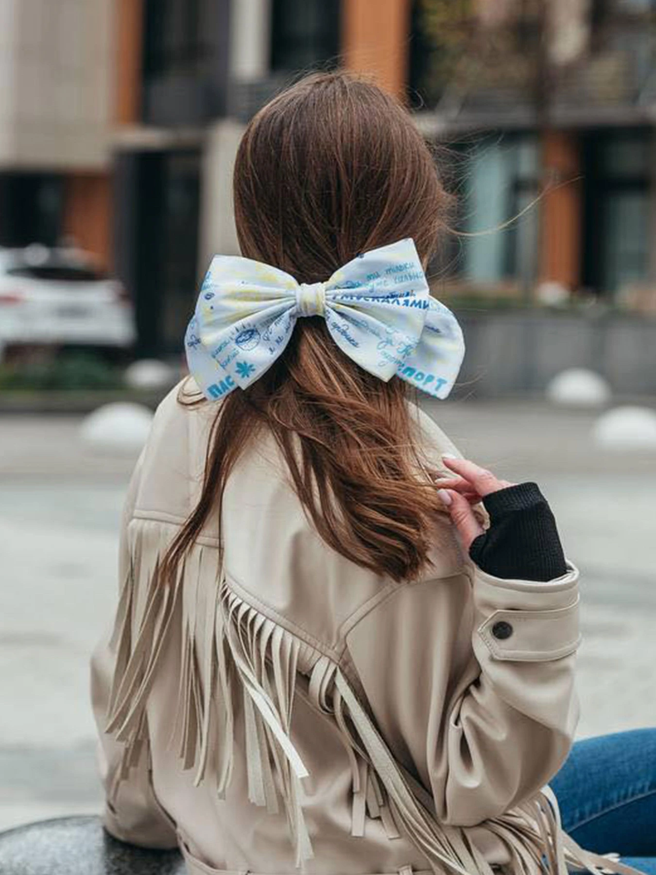 Жовто-блакитний бант. Колекція "З Україною в серці" MyScarf модель mp169172 Жовто-блакитний бант. Колекція "З Україною в серці" MyScarf модель mp169172 Фото
