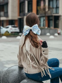 Жовто-блакитний бант. Колекція "З Україною в серці" MyScarf модель mp169172 Фото