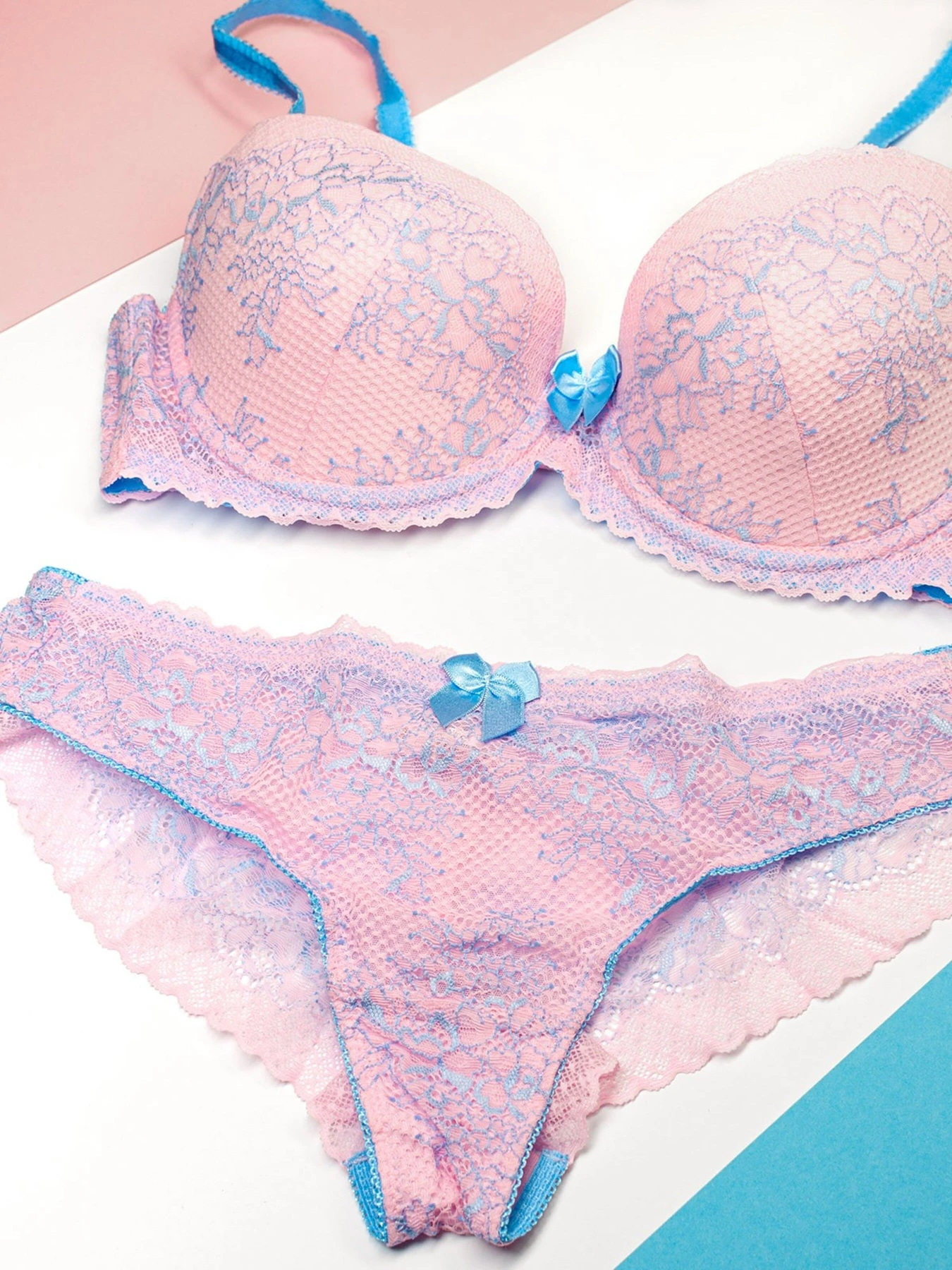 Нижнее белье ISSA Plus модель BL2-534_pink Нижнее белье ISSA Plus модель BL2-534_pink Фото