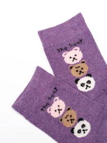 Шкарпетки та гольфи ISSA Plus модель NS-169_lilac Фото