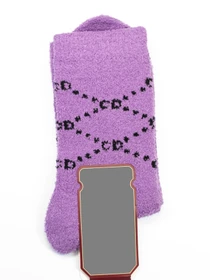 Шкарпетки та гольфи ISSA Plus модель NS-225_lilac Фото