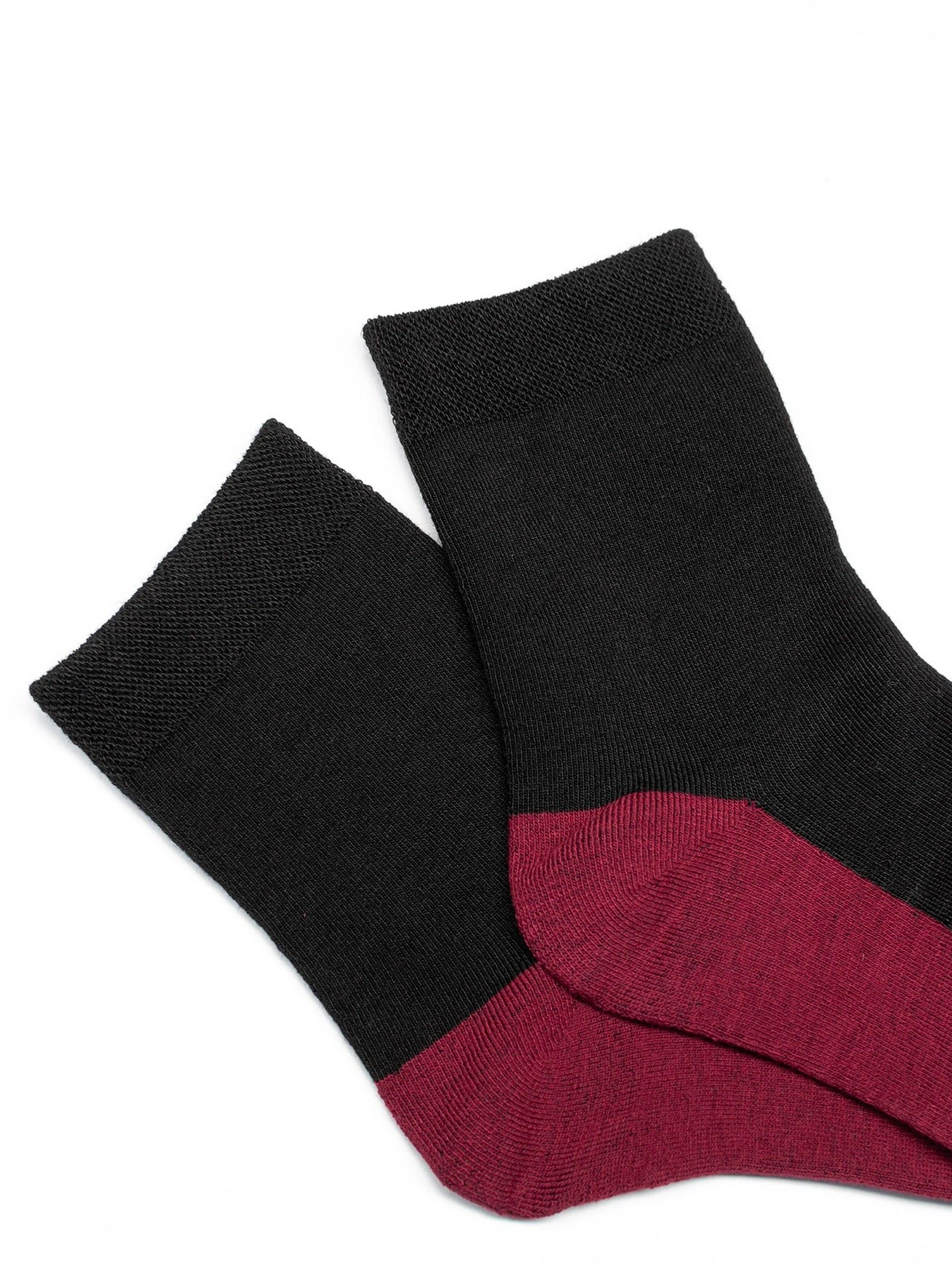 Носки и гольфы ISSA Plus модель NS-226_blackburgundy Фото
