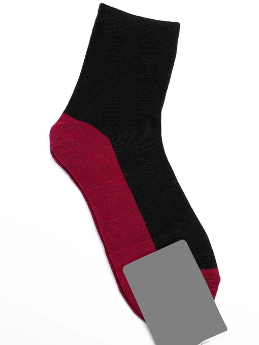 Шкарпетки та гольфи ISSA Plus модель NS-226_blackburgundy Фото