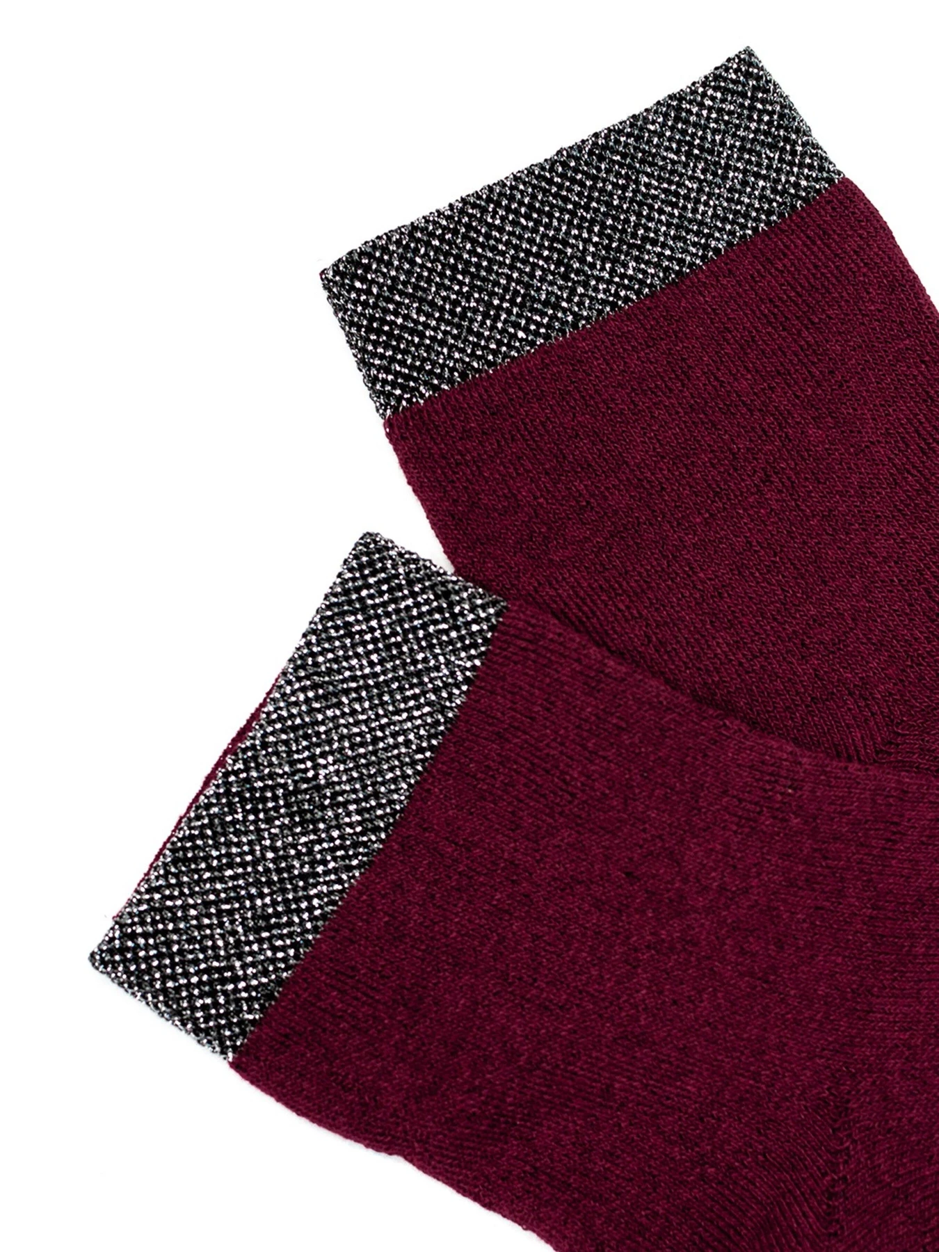 Носки и гольфы ISSA Plus модель NS-243_burgundy Фото