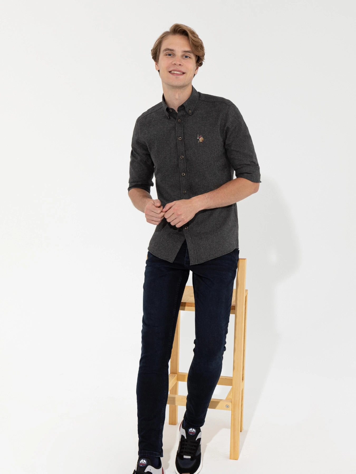 Рубашки US Polo модель G081SZ004.000.1450251.VR046 Фото