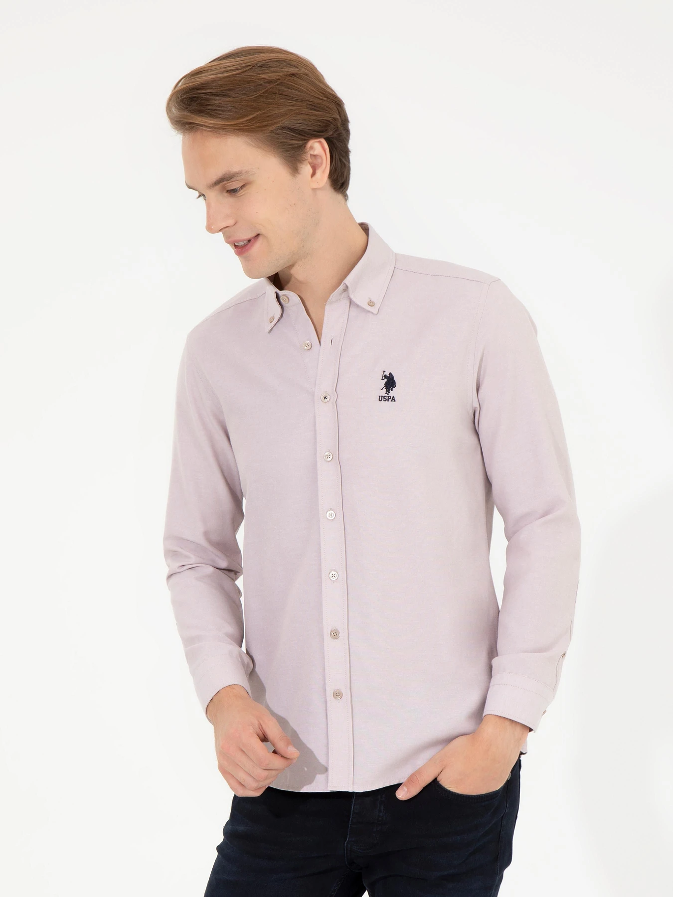 Рубашки US Polo модель G081GL004.000.1450315.VR052 Фото