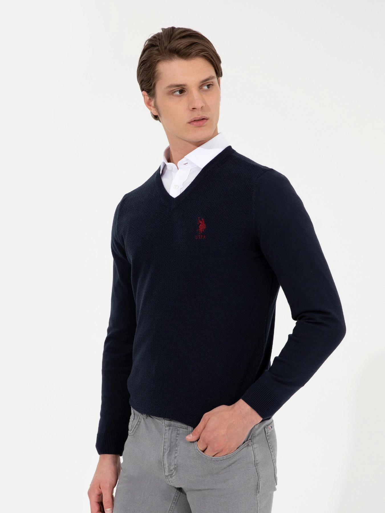 Свитры и кардиганы US Polo модель G081SZ0TK.000.1428940.VR033 Свитры и кардиганы US Polo модель G081SZ0TK.000.1428940.VR033 Фото